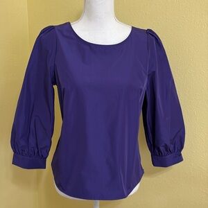 NWT Talbots petite smalll purple blouse